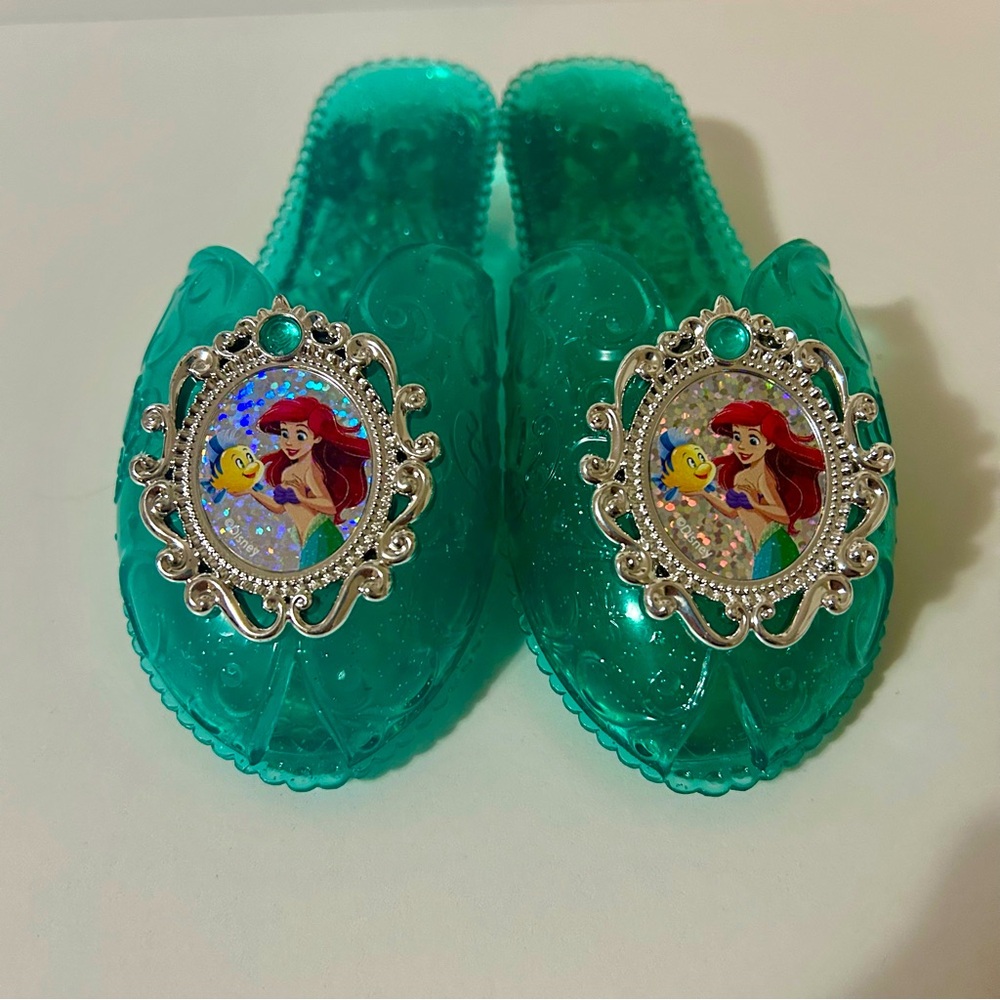 Disneys Little Mermaid Dress Up Plastic Heeled Shoes